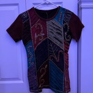 Patchwork All Natural T Shirt
